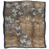 813 - Annalisa Giuntini - Cashmere Scarf with Blue Butterflies - Scarves and Foulard - Scarf of High Quality Luxury - Avvenice