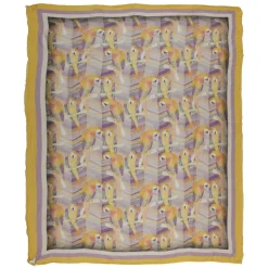 813 - Annalisa Giuntini - Silk Scarf with Colored Parrots - Scarves and Foulard - Scarf of High Quality Luxury - Avvenice