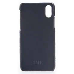 2 ME Style - Case Croco Black - iPhone XS Max - Crocodile Leather Cover - Avvenice