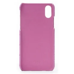 2 ME Style - Case Croco Fucsia - iPhone XR - Crocodile Leather Cover - Avvenice