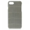2 ME Style - Case Croco Gris Clair - iPhone 8 Plus / 7 Plus - Leather Cover - Avvenice