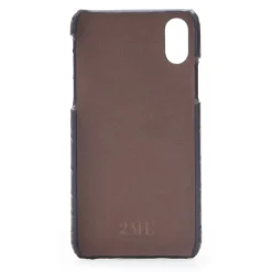 2 ME Style - Case Croco Marron - iPhone XR - Crocodile Leather Cover - Avvenice