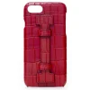 2 ME Style - Case Fingers Croco Red / Red - iPhone 8 / 7 - Crocodile Leather Cover - Avvenice