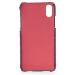 2 ME Style - Case Fingers Croco Red / Red - iPhone XS Max - Crocodile Leather Cover - Avvenice