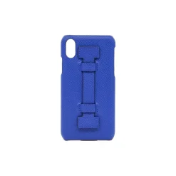 2 ME Style - Case Fingers Leather Blue - iPhone XR - Leather Cover - Avvenice