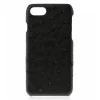 2 ME Style - Case Ostrich Noir - iPhone 8 / 7 - Leather Cover - Avvenice