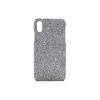 2 ME Style - Case Swarovski Crystal Fabric Silver Shadow - iPhone XS Max - Swarovski Crystal Cover - Avvenice