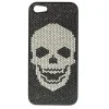 2 ME Style - Case Swarovski Skull Black Diamond - iPhone 5/SE - Avvenice