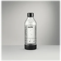 Aarke - Aarke Sparkling Water Bottle - Black Chrome - Water Bottle Aarke - Smart Home - Sparkling Water Maker - Avvenice