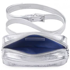 Aleksandra Badura - Camera Belt Bag - Python & Goatskin Belt Bag - Silver - Luxury High Quality Leather Bag - Avvenice