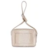 Aleksandra Badura - Camera Bag - Python & Calfskin Mini Bag - Beige - Luxury High Quality Leather Bag - Avvenice