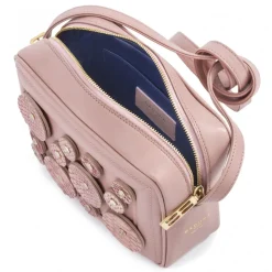 Aleksandra Badura - Camera Bag - Python & Calfskin Mini Bag - Quartz Rose - Luxury High Quality Leather Bag - Avvenice
