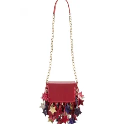 Aleksandra Badura - Candy Bag - Calfskin Shoulder Bag 'Stardust' - Red - Luxury High Quality Leather Bag - Avvenice