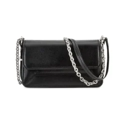 Aleksandra Badura - Candy Bag Mini - Goatskin Shoulder Bag - Onyx - Luxury High Quality Leather Bag - Avvenice