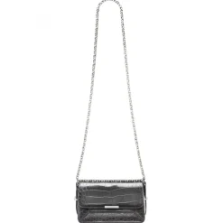 Aleksandra Badura - Candy Bag Mini - Python Shoulder Bag - Graphite - Luxury High Quality Leather Bag - Avvenice