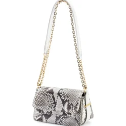 Aleksandra Badura - Candy Bag Mini - Python Shoulder Bag - Stone - Luxury High Quality Leather Bag - Avvenice