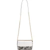 Aleksandra Badura - Candy Bag Mini - Python Shoulder Bag - Stone & White - Luxury High Quality Leather Bag - Avvenice