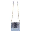Aleksandra Badura - Candy Bag - Python & Calfskin Shoulder Bag - Sky Blue - Luxury High Quality Leather Bag - Avvenice