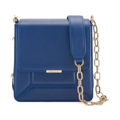 Aleksandra Badura - Candy Bag - Calfskin Shoulder Bag - Blue China - Luxury High Quality Leather Bag - Avvenice