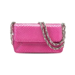 Aleksandra Badura - Candy Bag Mini - Python Shoulder Bag - Candy Pink - Luxury High Quality Leather Bag - Avvenice