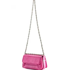 Aleksandra Badura - Candy Bag Mini - Python Shoulder Bag - Candy Pink - Luxury High Quality Leather Bag - Avvenice