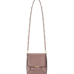 Aleksandra Badura - Candy Bag - Crocodile & Calfskin Shoulder Bag - Cocoa - Luxury High Quality Leather Bag - Avvenice