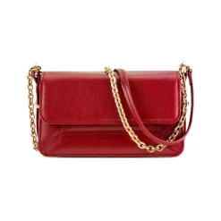Aleksandra Badura - Candy Bag Mini - Goatskin Shoulder Bag - Red - Luxury High Quality Leather Bag - Avvenice
