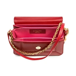 Aleksandra Badura - Candy Bag Mini - Goatskin Shoulder Bag - Red - Luxury High Quality Leather Bag - Avvenice