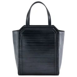 Aleksandra Badura - Clio Bag - Calfskin & Eel Bag - Midnight Blue - Luxury High Quality Leather Bag - Avvenice