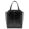 Aleksandra Badura - Clio Bag - Calfskin & Eel Bag - Carbon Black - Luxury High Quality Leather Bag - Avvenice