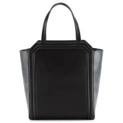 Aleksandra Badura - Clio Bag - Goatskin Bag - Carbon Black - Luxury High Quality Leather Bag - Avvenice