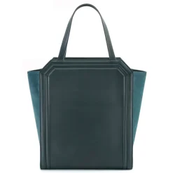 Aleksandra Badura - Clio Bag - Calfskin Bag - Teal - Luxury High Quality Leather Bag - Avvenice