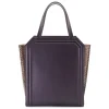 Aleksandra Badura - Clio Bag - Calfskin & Snake Bag - Purple - Luxury High Quality Leather Bag - Avvenice