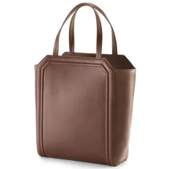 Aleksandra Badura - Clio Bag - Calfskin Bag - Tobacco - Luxury High Quality Leather Bag - Avvenice