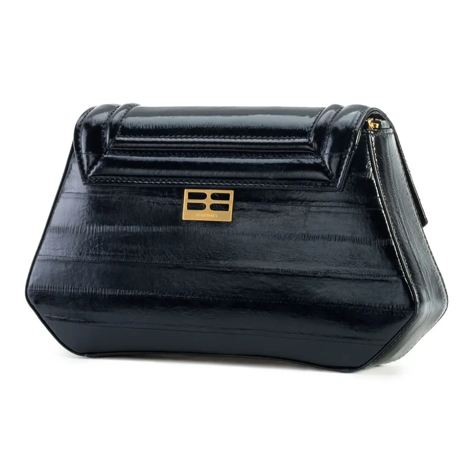 Aleksandra Badura - Etoile Bag - Eel Shoulder Bag - Midnight Blue - Luxury High Quality Leather Bag - Avvenice