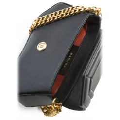 Aleksandra Badura - Etoile Mini Bag - Calfskin Shoulder Bag - Onyx - Luxury High Quality Leather Bag - Avvenice