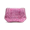 Aleksandra Badura - Etoile Mini Bag - Python Shoulder Bag - Fuchsia Iris - Luxury High Quality Leather Bag - Avvenice