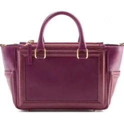 Aleksandra Badura - Ladylike Bag - Lizard & Calfskin Top-Handle Tote Bag - Richelieu - Luxury High Quality Leather Bag - Avvenice