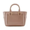 Aleksandra Badura - Ladylike Mini Bag - Calfskin Top-Handle Tote Bag - Blush - Luxury High Quality Leather Bag - Avvenice