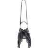 Aleksandra Badura - Lucky Bucket Bag Mini - Fringe Bucket Bag - Black - Luxury High Quality Leather Bag - Avvenice