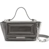 Aleksandra Badura - Luisa Mini Bag - Goatskin Shoulder Bag - Graphite - Luxury High Quality Leather Bag - Avvenice