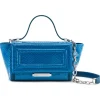 Aleksandra Badura - Luisa Mini Bag - Calfskin & Python Shoulder Bag - Ocean Blue - Luxury High Quality Leather Bag - Avvenice