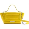 Aleksandra Badura - Luisa Mini Bag - Calfskin & Python Shoulder Bag - Lemon - Luxury High Quality Leather Bag - Avvenice