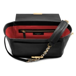 Aleksandra Badura - Luisa Bag - Goatskin Shoulder Bag - Onyx - Luxury High Quality Leather Bag - Avvenice