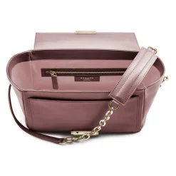 Aleksandra Badura - Luisa Bag - Calfskin & Python Shoulder Bag - Cocoa - Luxury High Quality Leather Bag - Avvenice