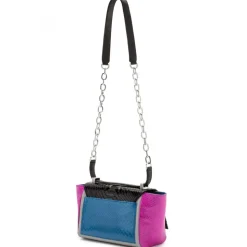 Aleksandra Badura - Luisa Mini Bag - Calfskin & Python Shoulder Bag - Onyx, Black & White - Luxury High Quality Leather Bag - Avvenice