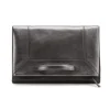 Aleksandra Badura - Privee Clutch - Goatskin Envelope Clutch - Graphite - Luxury High Quality Leather Bag - Avvenice