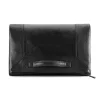 Aleksandra Badura - Privee Clutch - Goatskin Envelope Clutch - Onyx - Luxury High Quality Leather Bag - Avvenice