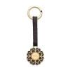 Aleksandra Badura - Small Leather Goods - Keyring in Calfskin - Black - Luxury High Quality - Avvenice