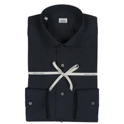 Alessandro Gherardi - Long Sleeve Shirt - Dark Blue - Shirt - Handmade in Italy - Luxury Exclusive Collection - Avvenice